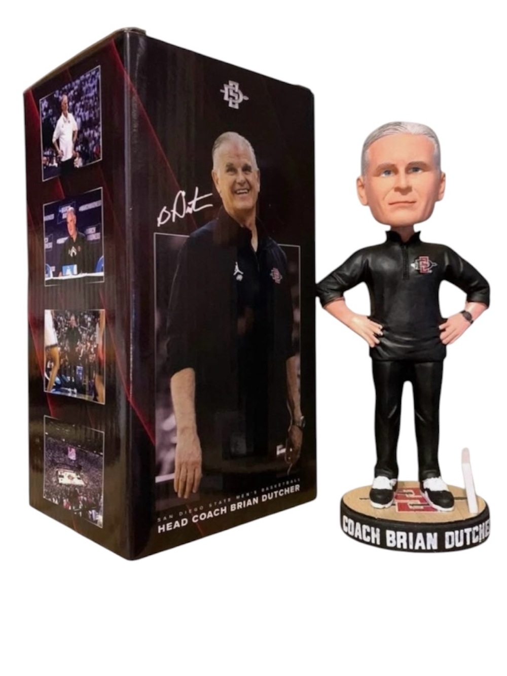 San Diego State Aztecs Basketball Coach Brian Dutcher Bobblehead - 2025